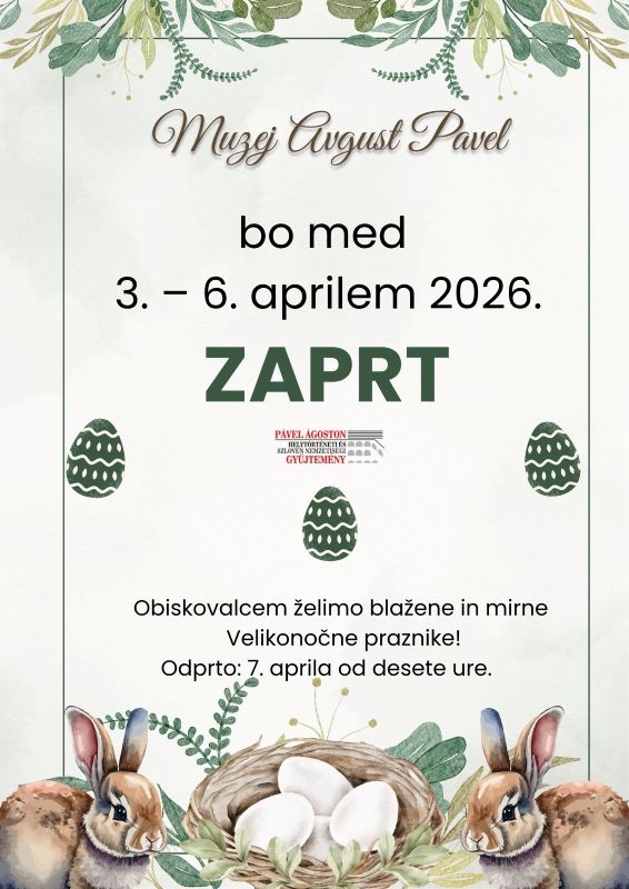 bo med  3. – 6. aprilem 2026. Zaprt!