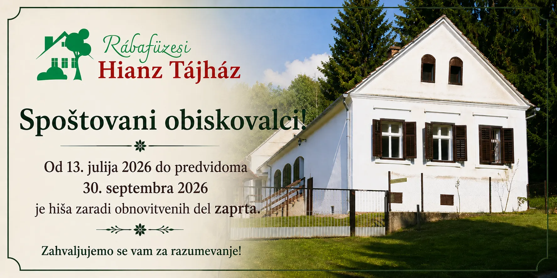 hianz tajhaz felujitas szloven